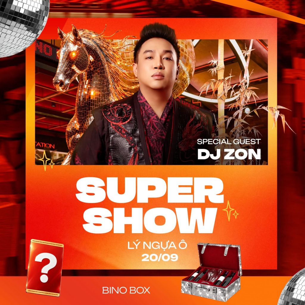 Đêm 20/09 - SUPER SHOW | LÝ NGỰA Ô: Khép lại chuỗi Bino Soft Opening là điểm nhấn nghệ thuật dân gian làm mới trên nền chất liệu âm nhạc hiện đại